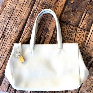 Furla Cream Handbag - like new